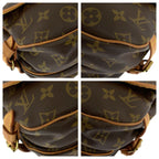 Louis Vuitton Monogram Saumur 30 Brown Gold Leather — view 3