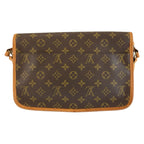 Louis Vuitton Monogram Gibeciere MM Brown Shoulder Bag — view 2