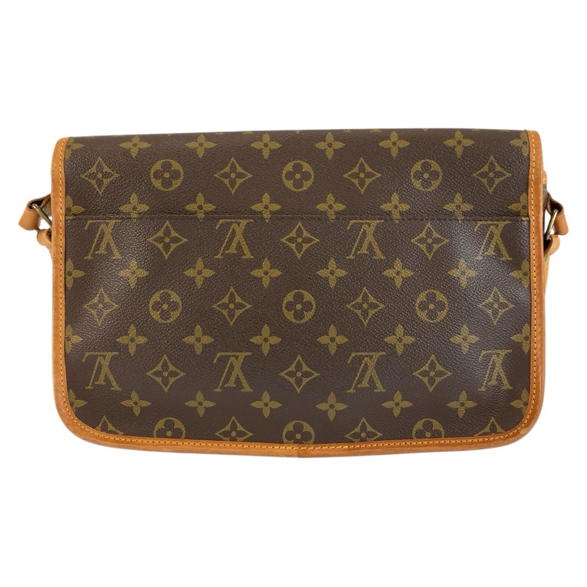 Louis Vuitton Monogram Gibeciere MM Brown Shoulder Bag — view 2