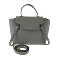 Celine Belt Bag Gray Gold Leather 2-Way