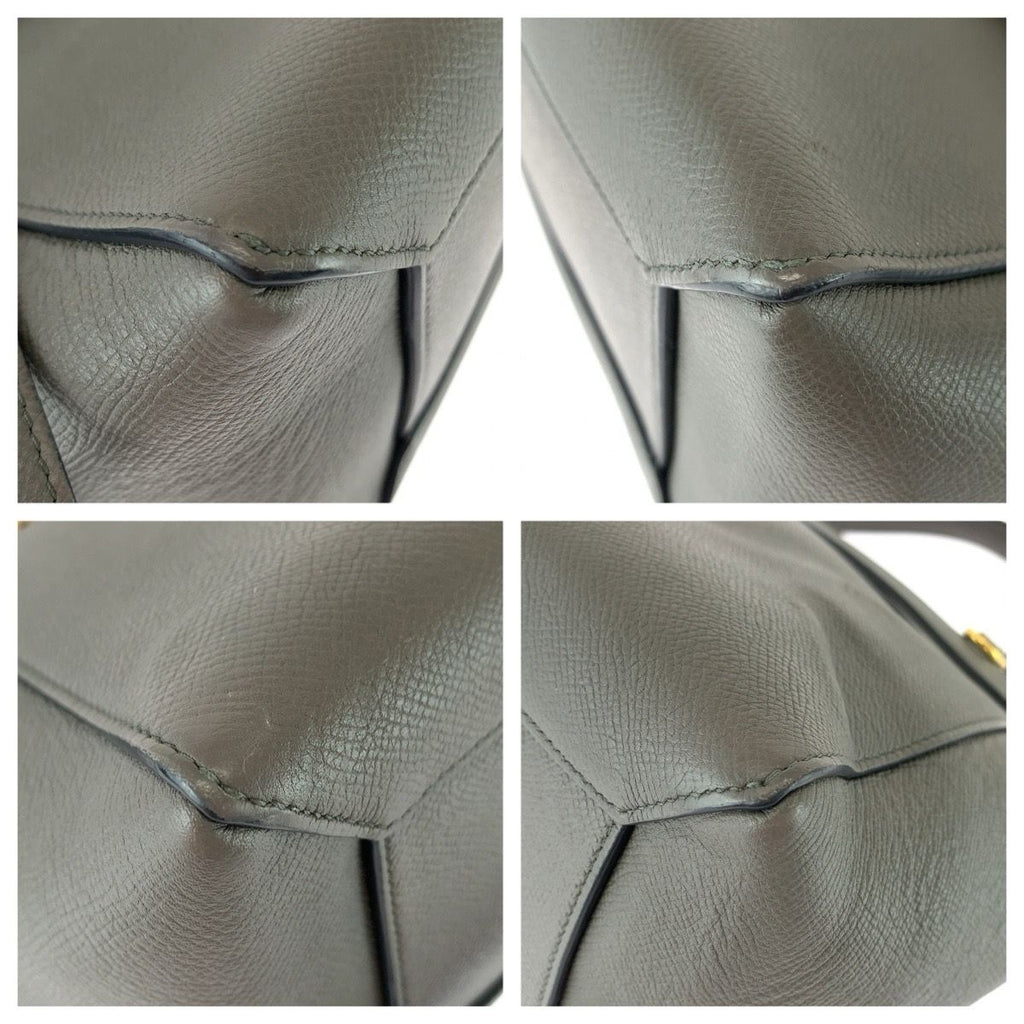 Celine Belt Bag Gray Gold Leather 2-Way — view 3