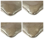 Gucci GG Supreme Beige Metallic Silver Shoulder Bag Pochette — view 3
