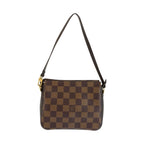Louis Vuitton Damier Trousse Makeup Brown Handbag Pouch — view 2