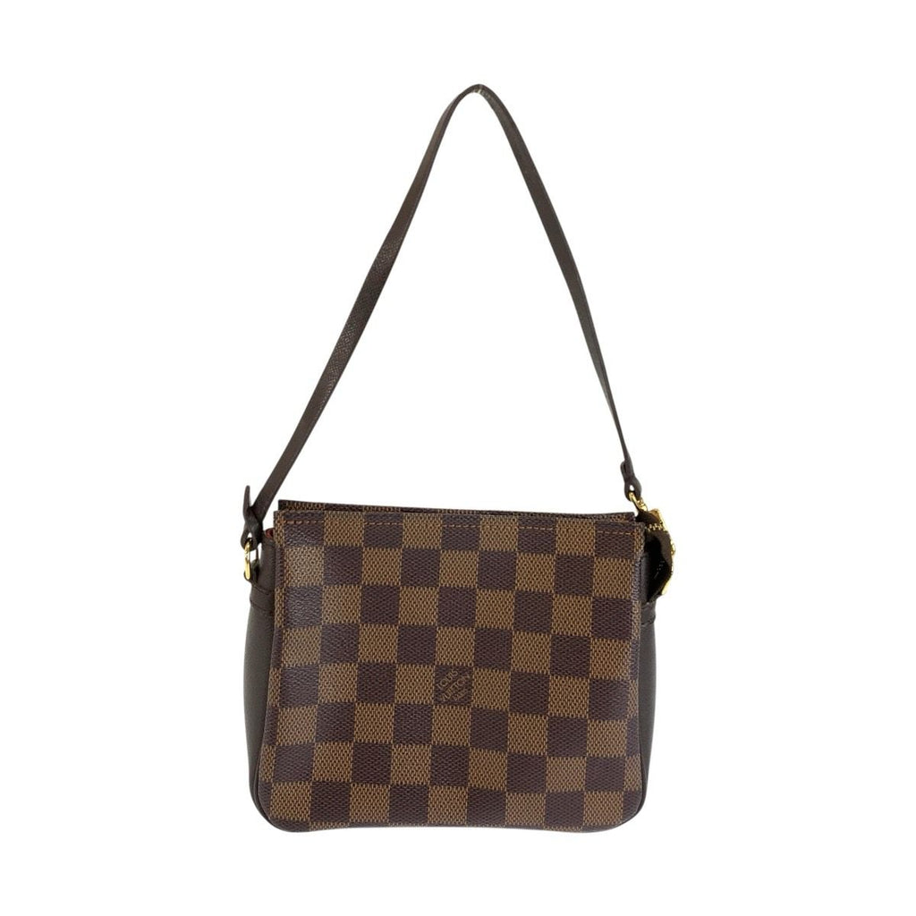 Louis Vuitton Damier Trousse Makeup Brown Handbag Pouch