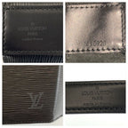 Louis Vuitton Epi Sac Saw Black Leather Shoulder Bag — view 3