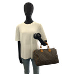 Louis Vuitton Monogram Speedy 30 Brown Mini Boston Bag — view 7