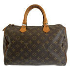 Louis Vuitton Monogram Speedy 30 Brown Mini Boston Bag — view 2