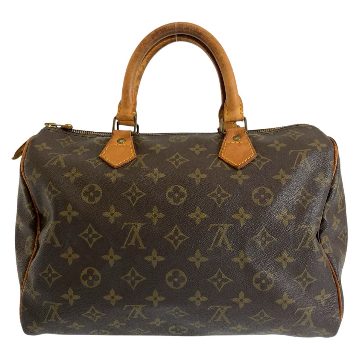 Louis Vuitton Monogram Speedy 30 Brown Mini Boston Bag — view 2