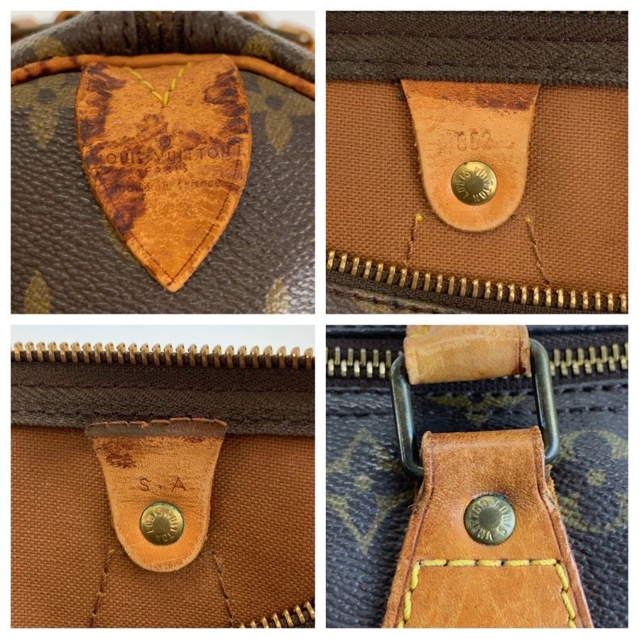 Louis Vuitton Monogram Speedy 30 Brown Mini Boston Bag — view 3