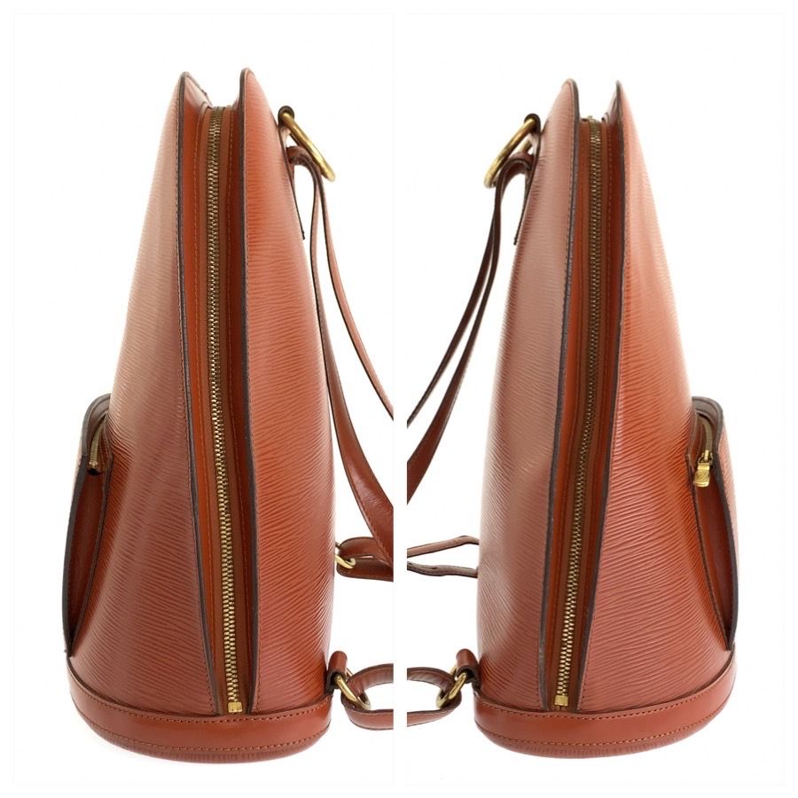 Louis Vuitton Epi Gobelin Weave Kenya Brown Gold Backpack — view 8