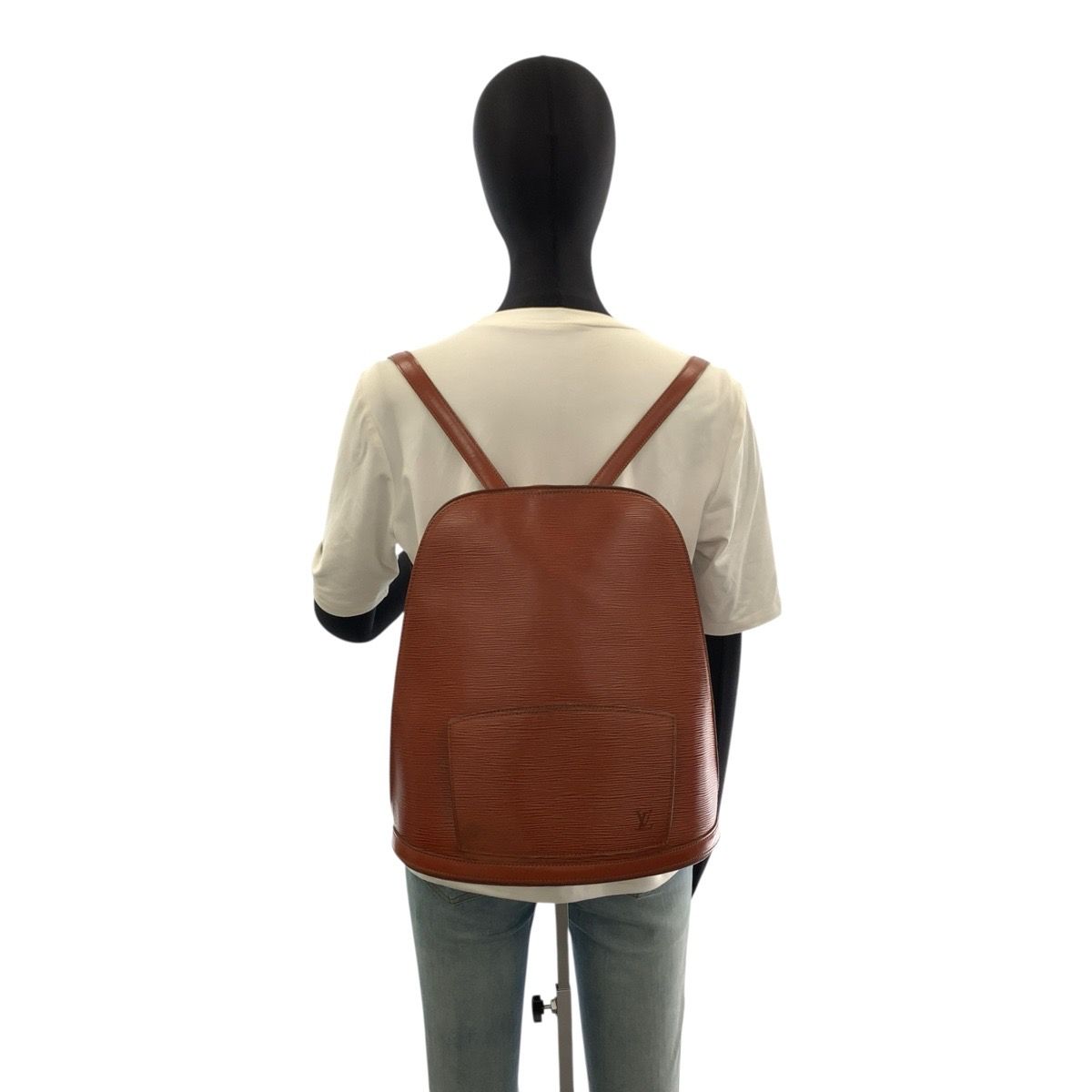 Louis Vuitton Epi Gobelin Weave Kenya Brown Gold Backpack — view 7
