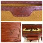 Louis Vuitton Epi Gobelin Weave Kenya Brown Gold Backpack — view 3