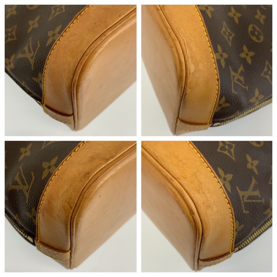 Louis Vuitton Monogram Alma Brown Gold Leather Handbag — view 4