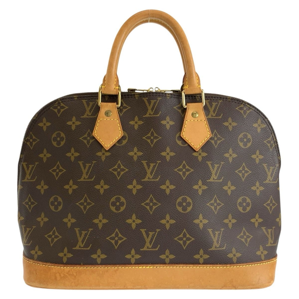 Louis Vuitton Monogram Alma Brown Gold Leather Handbag — view 2