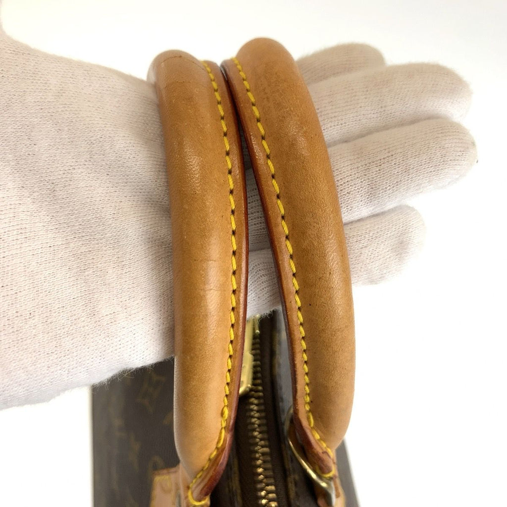 Louis Vuitton Monogram Alma Brown Gold Leather Handbag — view 8