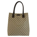 Gucci Brown GG Supreme Canvas Tote Shoulder Bag