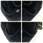 Prada Sports Line 2-Way Black Silver Nylon Boston Bag — view 3