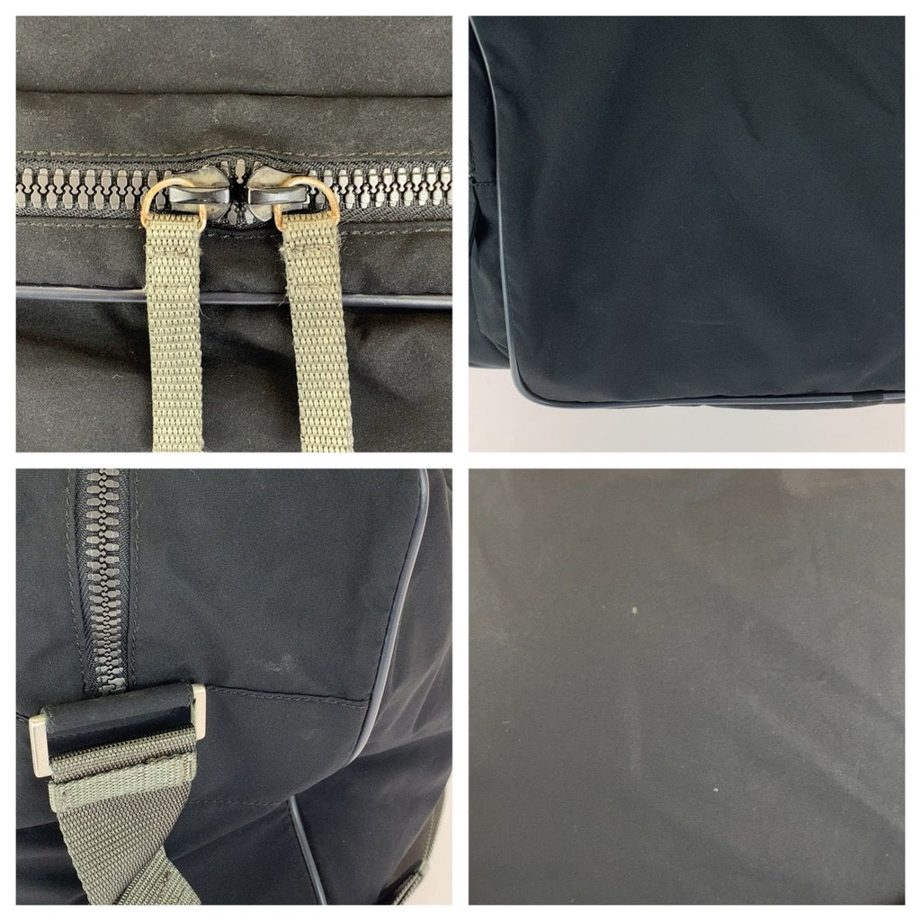Prada Sports Line 2-Way Black Silver Nylon Boston Bag — view 5