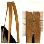 Louis Vuitton Monogram Luco Brown Gold Tote Shoulder Bag — view 6