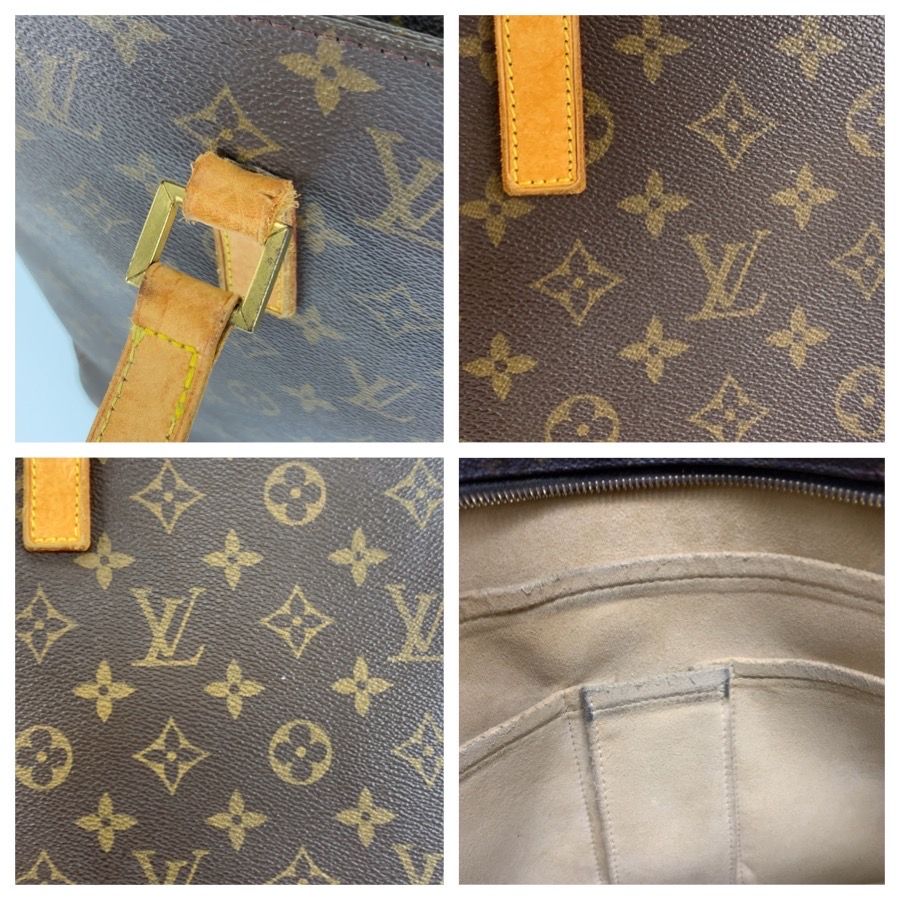 Louis Vuitton Monogram Luco Brown Gold Tote Shoulder Bag — view 5