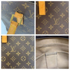 Louis Vuitton Monogram Luco Brown Gold Tote Shoulder Bag — view 5