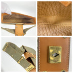 Dior Vintage Street Chic Khaki Brown Canvas Leather Shoulder Bag — view 5