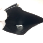 Hermes Jura Black Leather Fold Wallet Compact — view 5