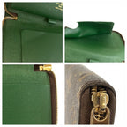 Louis Vuitton Zippy Organizer Bellboy Brown Gold Wallet — view 6