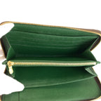 Louis Vuitton Zippy Organizer Bellboy Brown Gold Wallet — view 8