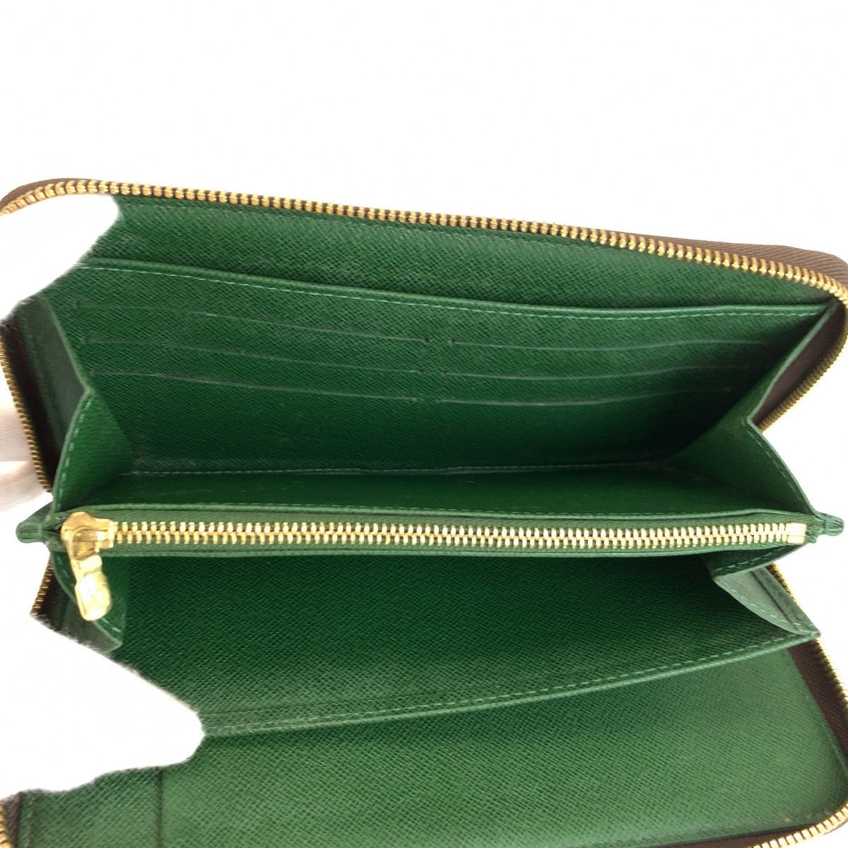 Louis Vuitton Zippy Organizer Bellboy Brown Gold Wallet — view 8