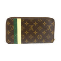 Louis Vuitton Zippy Organizer Bellboy Brown Gold Wallet
