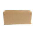 Prada Saffiano Beige Gold Leather Wallet