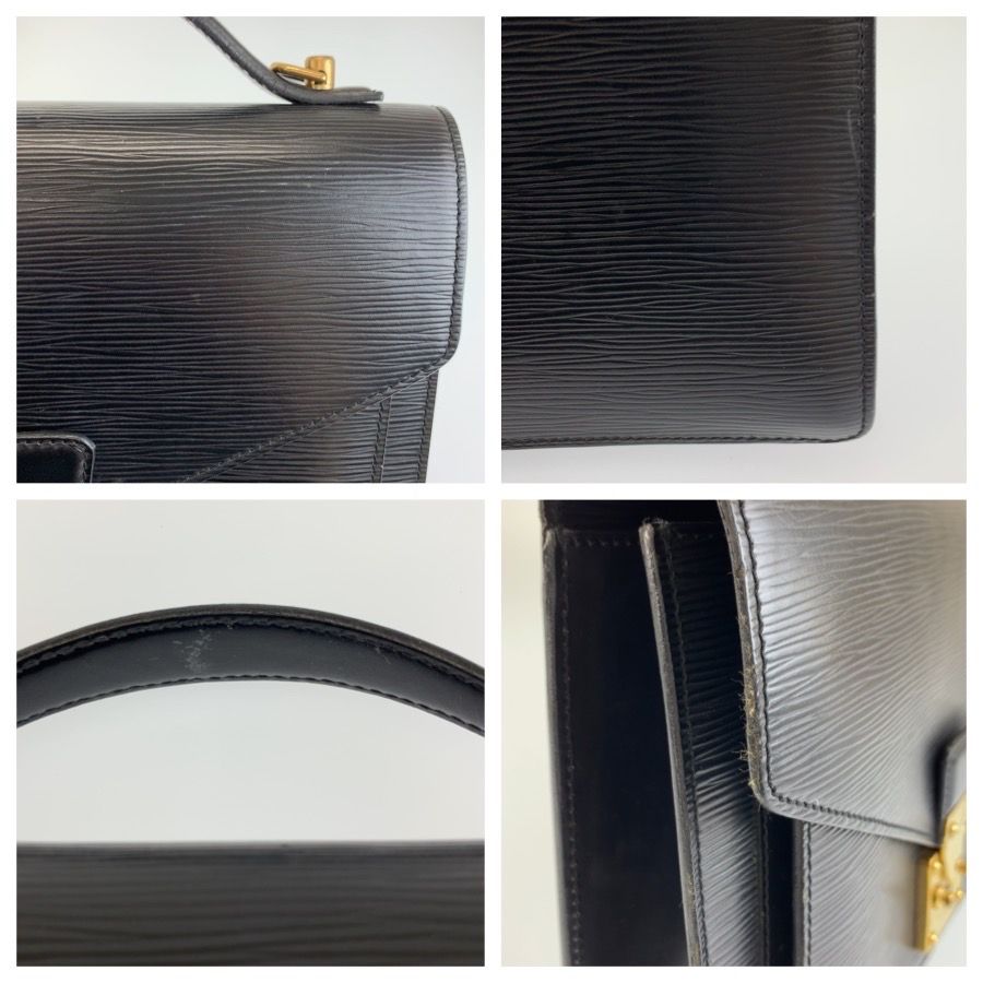 Louis Vuitton Epi Monceau Black Gold 2-Way Shoulder Bag — view 6