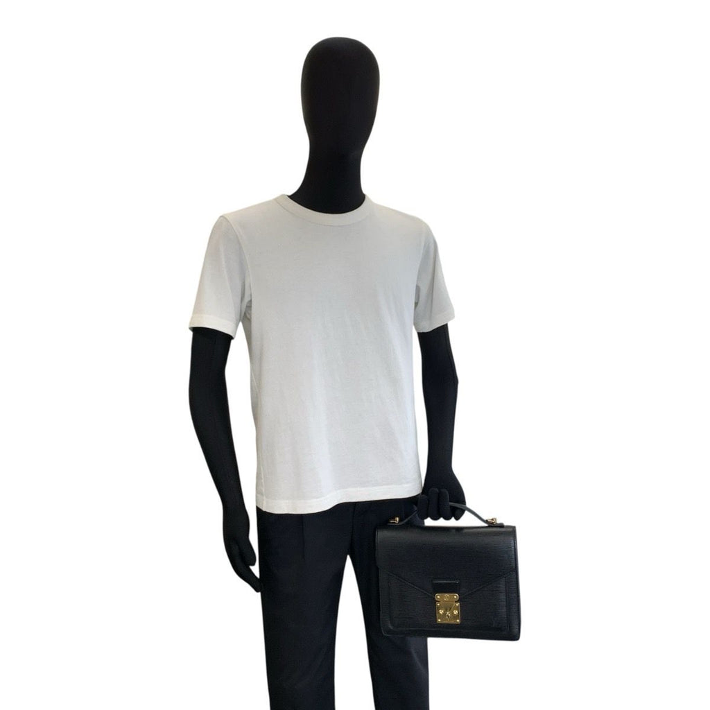 Louis Vuitton Epi Monceau Black Gold 2-Way Shoulder Bag — view 8