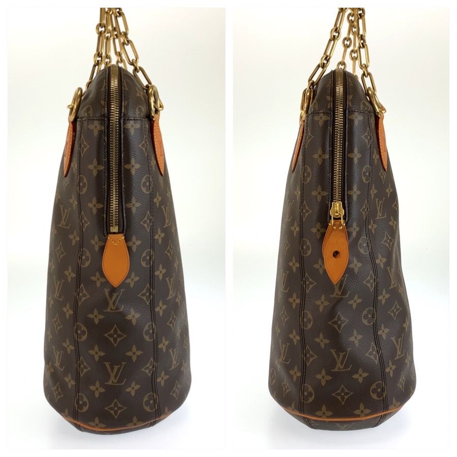 Louis Vuitton Monogram Perforated GM Brown Tote Shoulder Bag — view 8