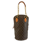 Louis Vuitton Monogram Perforated GM Brown Tote Shoulder Bag — view 2