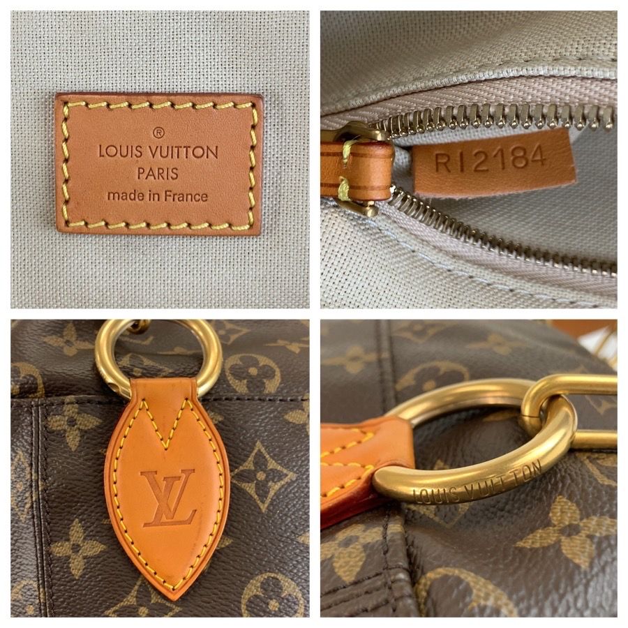 Louis Vuitton Monogram Perforated GM Brown Tote Shoulder Bag — view 3