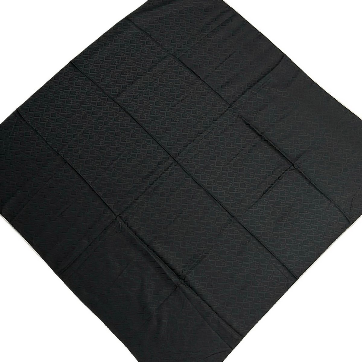 Dior Scarf Black White Logo Glam