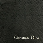 Dior Scarf Black White Logo Glam — view 3