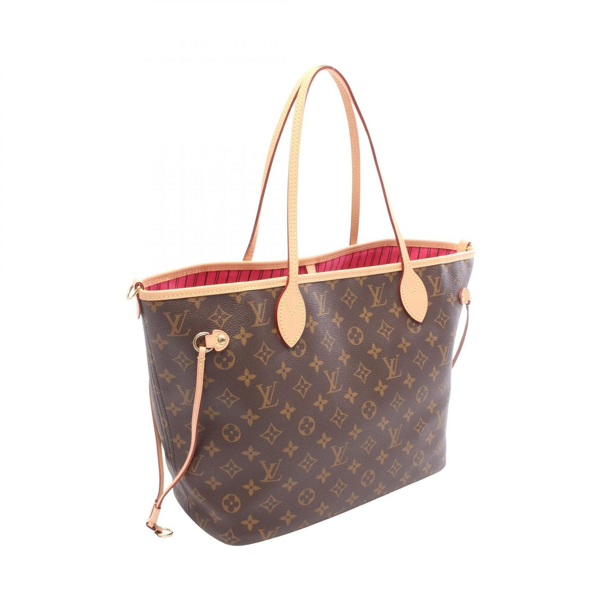 Louis Vuitton Tote Bag Neverfull Inside Out MM Monogram Rose Pondicherry 2-Way — view 2