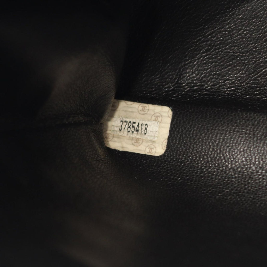 Chanel Backpack Quilted Chain Black Lambskin — view 5
