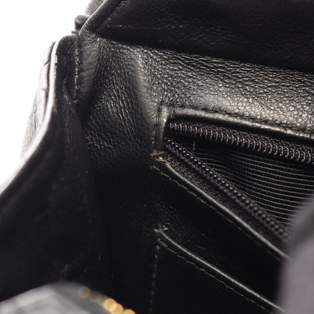 Chanel Backpack Quilted Chain Black Lambskin — view 7