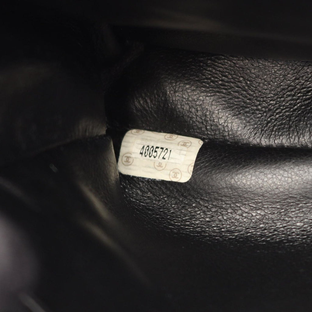 Chanel Handbag Quilted Face Black Lambskin Double — view 6