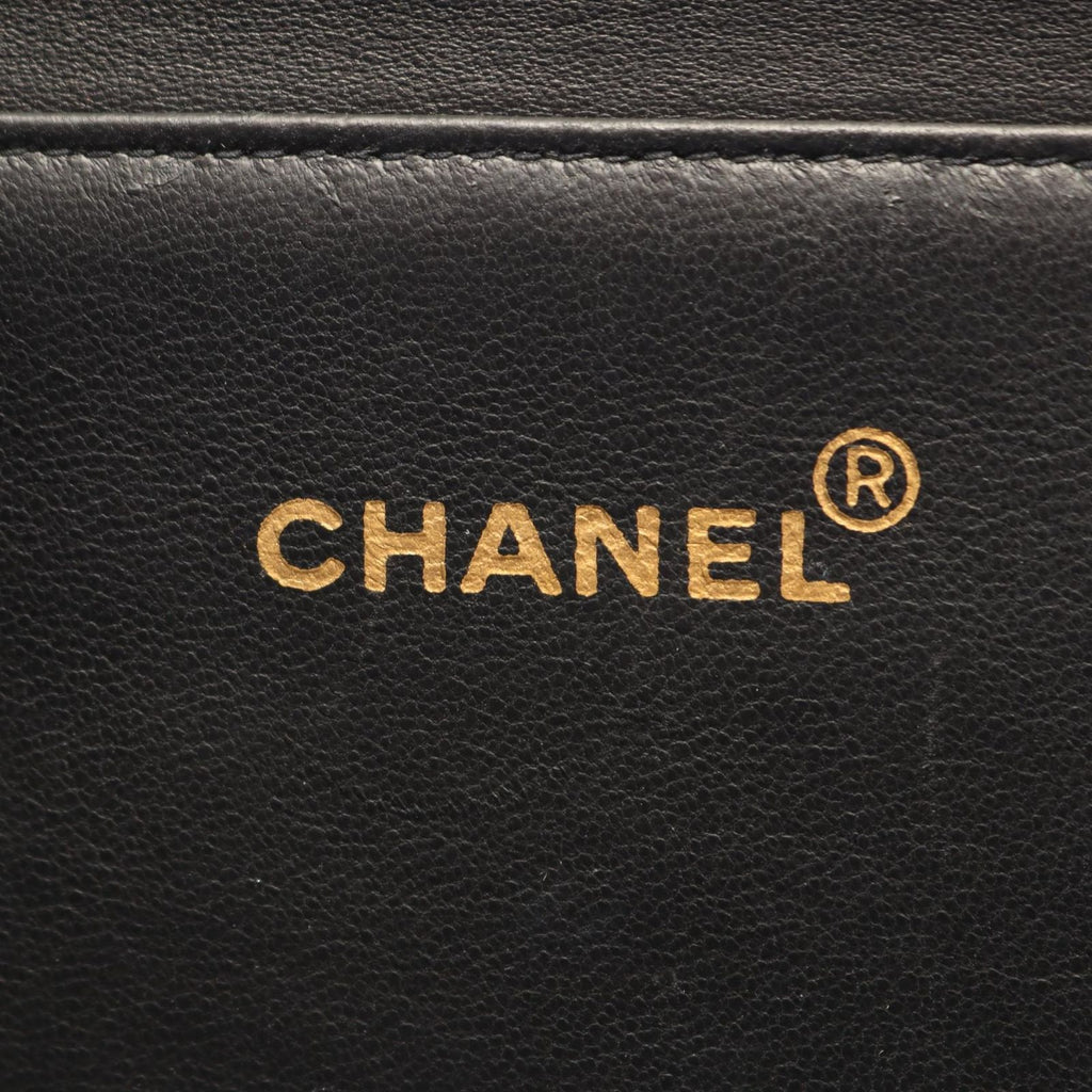 Chanel Handbag Quilted Face Black Lambskin Double — view 5