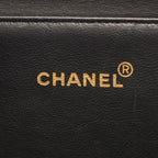 Chanel Handbag Quilted Face Black Lambskin Double — view 5