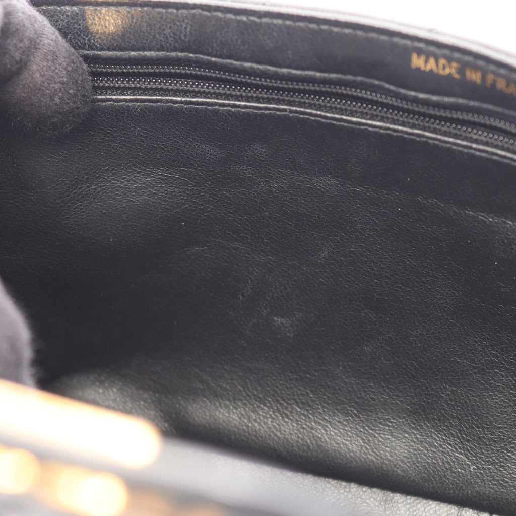 Chanel Handbag Quilted Face Black Lambskin Double — view 7