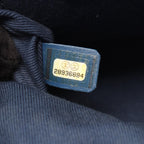 Chanel Shoulder Bag CC Logo Vanity 2-Way Denim Blue White Chain — view 5