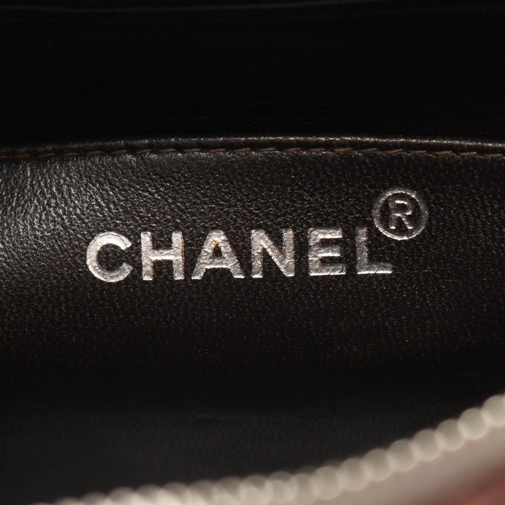 Chanel Backpack Quilted Chain Dark Brown Fabric — view 4