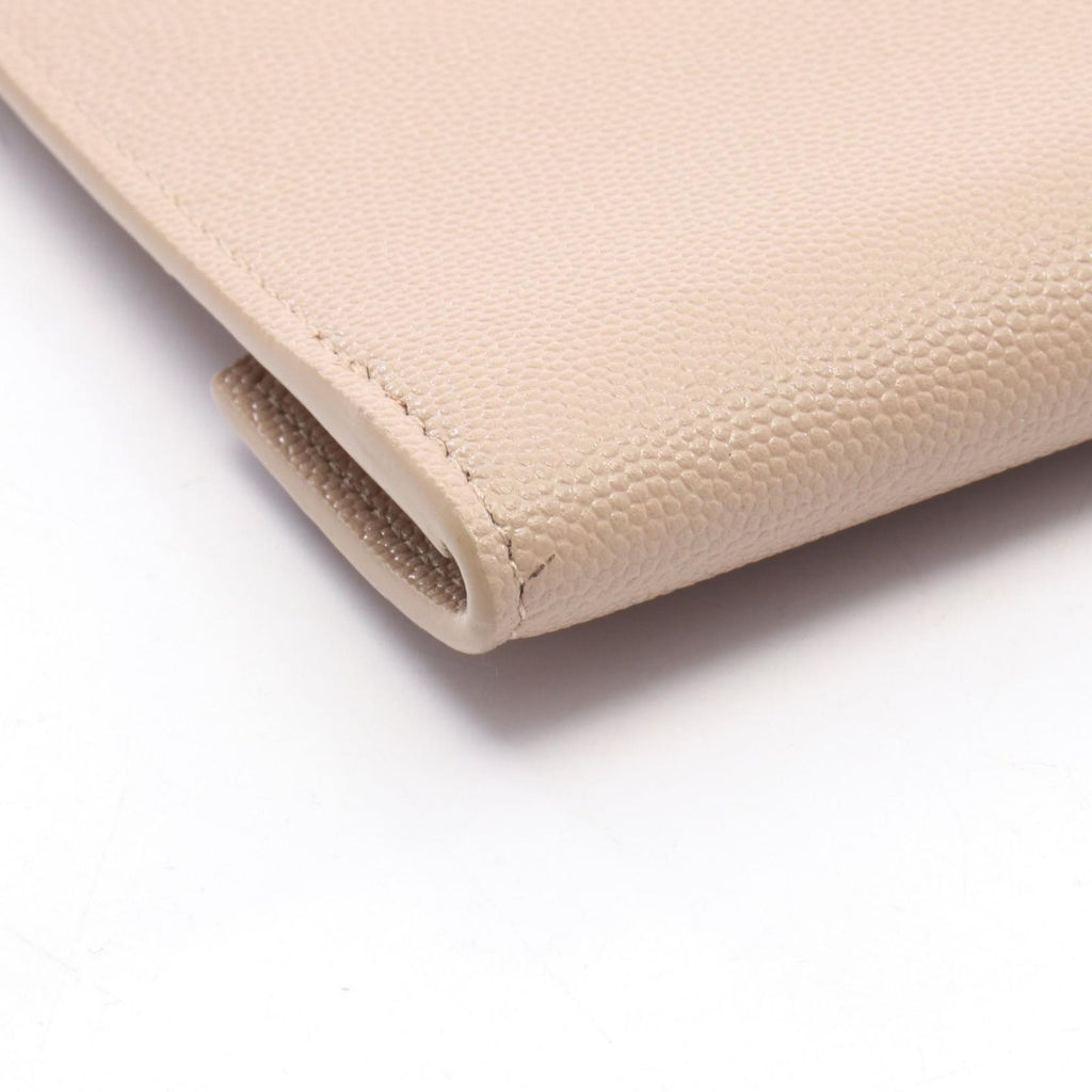 Saint Laurent Paris Clutch Uptown Beige Leather Pouch — view 6
