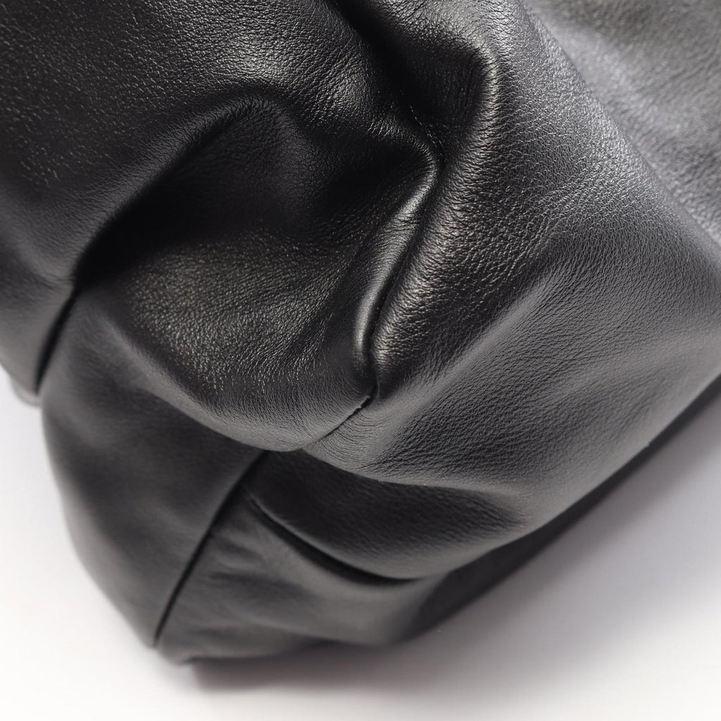 Bottega Veneta Handbag the Shoulder Pouch Black Leather Large — view 6